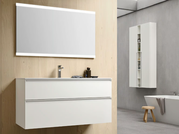 CHANGE CHA03 - Wall-mounted single vanity unit with drawers by Gruppo Geromin - view 2